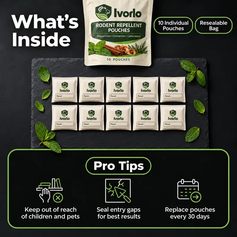 What is inside: 10 individual pouches in a resealable bag