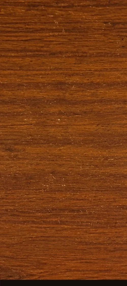 Same wood surface after ScratchZero repair, claw marks blended