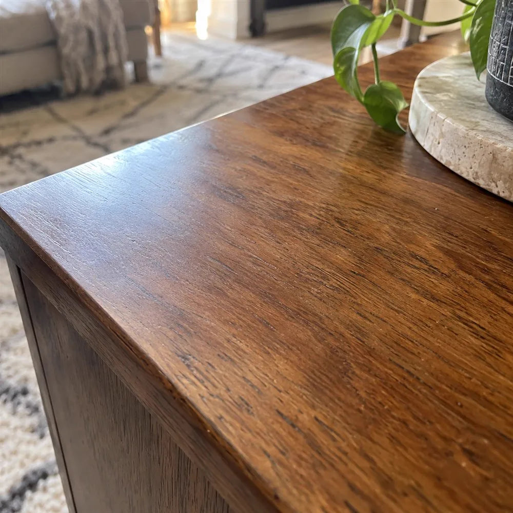 Repaired wood claw marks